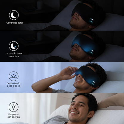 Máscara de Sueño Inteligente con Sonido Envolvente