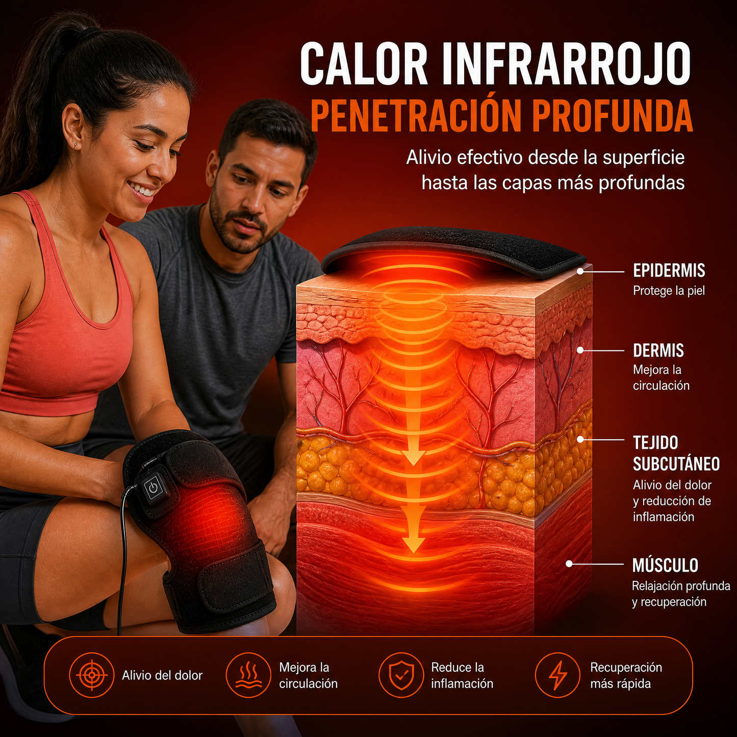 Rodillera Térmica Inteligente