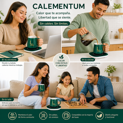 Calentador de Tazas Inteligente con Base Térmica